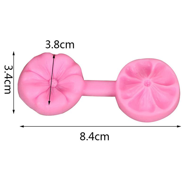 Molde de Silicona de Flores Repujado Herramientas para Decorar Pasteles de Fondant Moldes de Chocolate