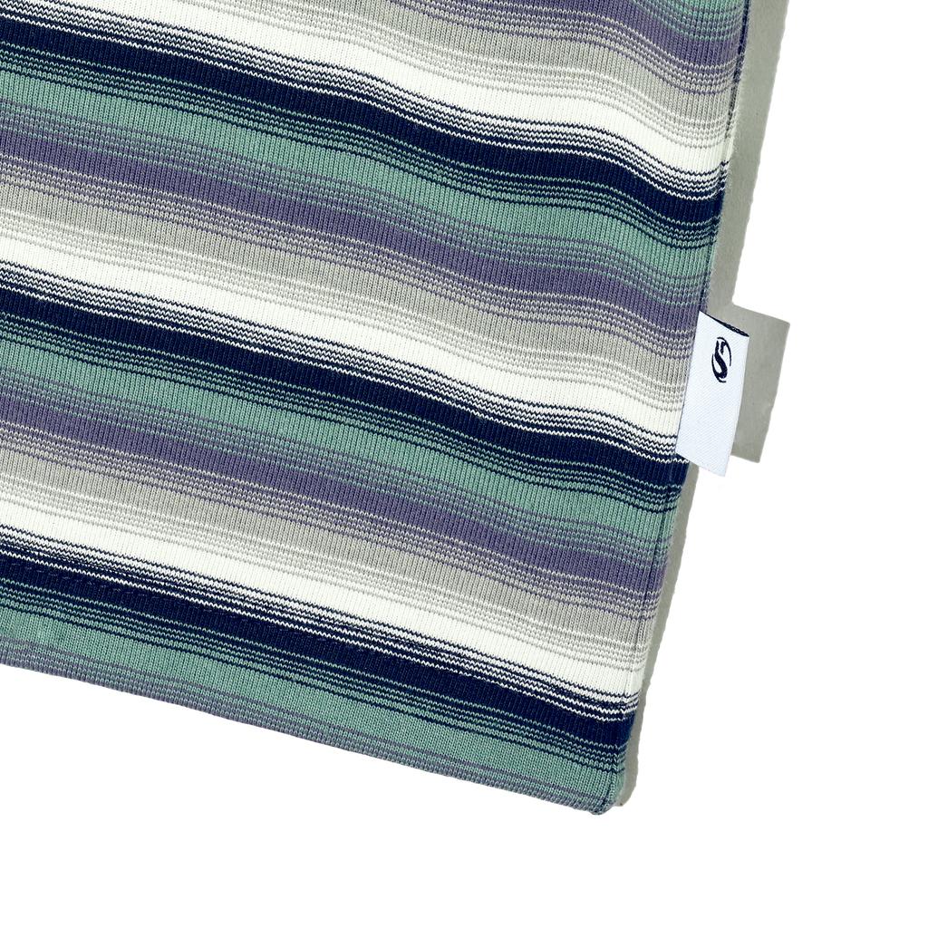 FILLUMINATE Mixed Color Stripe T-Shirt - Navy