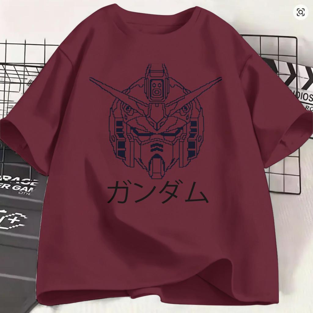 Unisexs Gundam T Shirts 100 Cotton Clothing Fashion Short Sleeve Round Neck Tees Plus Size Tshirt