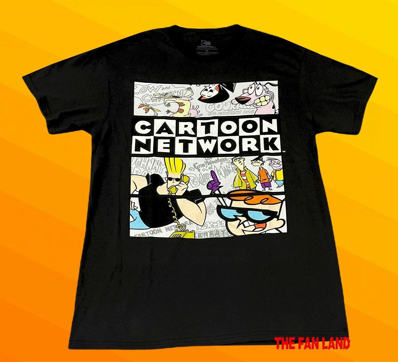 New Cartoon Network 90s Character Squad Cast Men s Vintage Retro T-Shirt S разноцветный