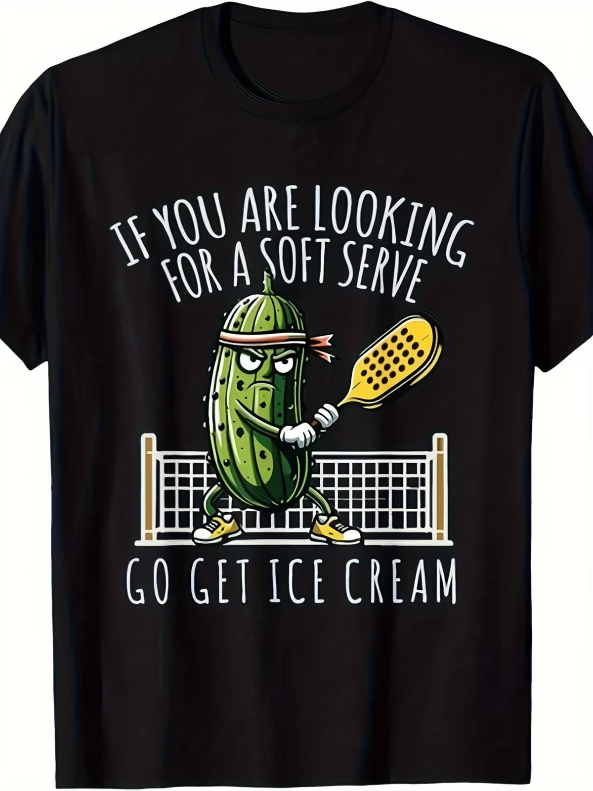Men s Funny Pickleball Player Paddleball Lover T-Shirt - Retro Short Sleeve Tee XXXXL