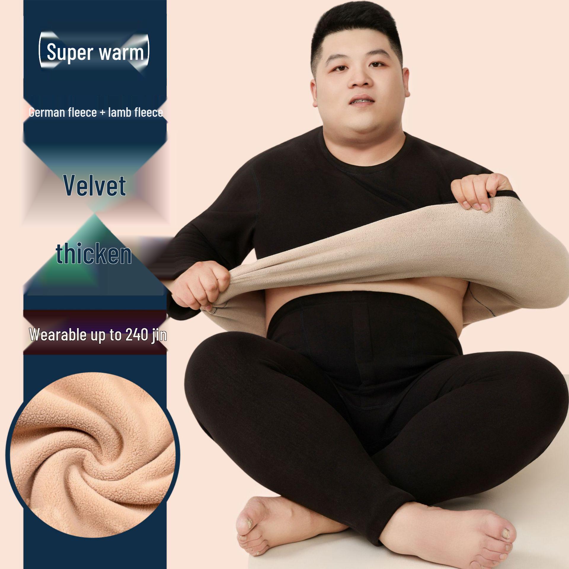 

Чоловічий термокомплект з флісовою підкладкою для середнього та літнього віку 6XL 210-240 lbs