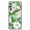 3D Emboss Case For Samsung Galaxy S25 FE Case Flowers Black Silicone Soft Back Cover For Samsung S25 Plus M36 Phone Case Shell