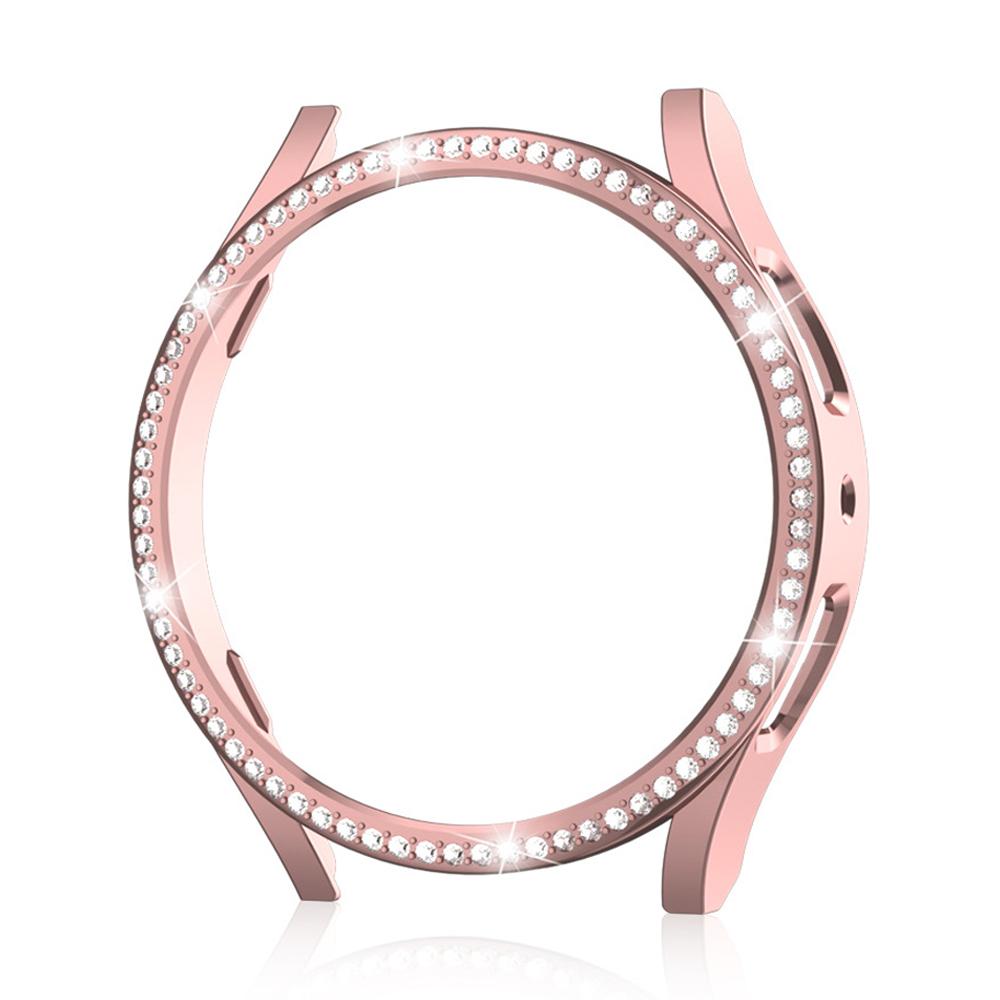 Bling Case for Samsung Galaxy Watch7 6 5 4 40mm 44mm Protective Case PC Encrusted Shiny Diamond Cover Bumper No Glass Accessorie