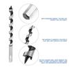 5pcs Carbon Steel Fast Cut Auger Bit Hardened Alloy Steel Wood Drill Bit Set  Wood Drilling
