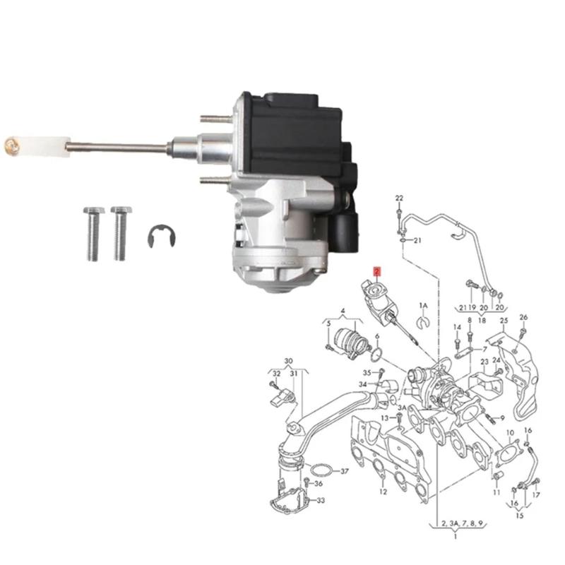 Turbocharger Actuator Boosting Engine Power By 15 Percent With Reduced Response Time For Optimally Driving Dynamics 03F198725B
