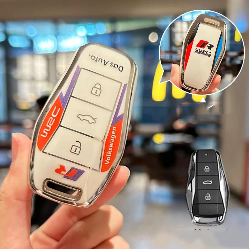

VW GTI GOLF 2026 Горячий Для VW VOLKSWAGEN TPU Чехол для Ключа Автомобиля Брелок Корпус Чехол Держатель Брелока Автоаксессуары Для JAC