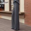 Sibaishai Women's High-Waist Wide-Leg Casual Pants