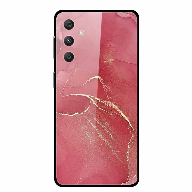 For Samsung Galaxy M54 M34 M14 Case Luxury Tempered Glass Back Cover Hard Case Samsung Galaxy M 54 Capa Fundas Coque Colorful