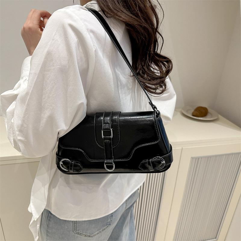 Bag Lady 2025 New Trendy High Sense Fashion Shoulder Messenger Bag Retro Versatile Internet Celebrity Explosion Small Square Bag