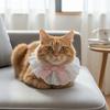 Cute Bowknot Cat Neckerchief Adjustable Decorative Cat Scarf Soft Pet Neck Strap Daily Wear
