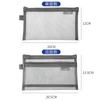 Transparent Nylon Mesh Pencil Bag Large Pencil Case Double-layer Stationery Bag Minimalist Student Exam Storage Bag Makeup Pouch