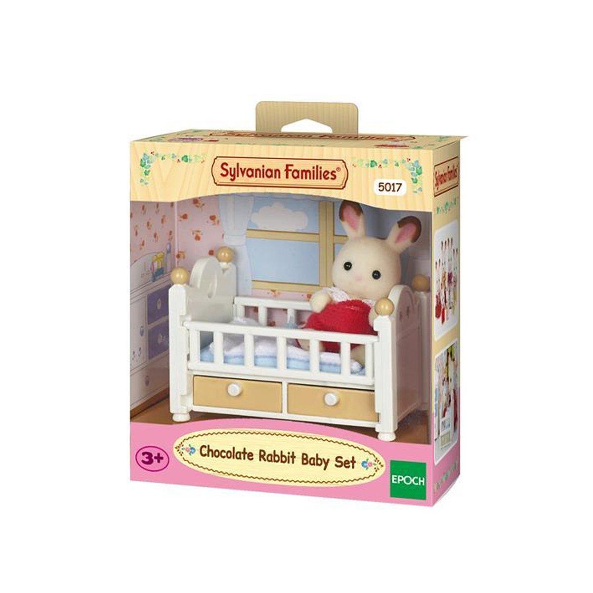 

5017 Sylvanian Families, Шоколадный ушастый кролик и кровать, +3 года