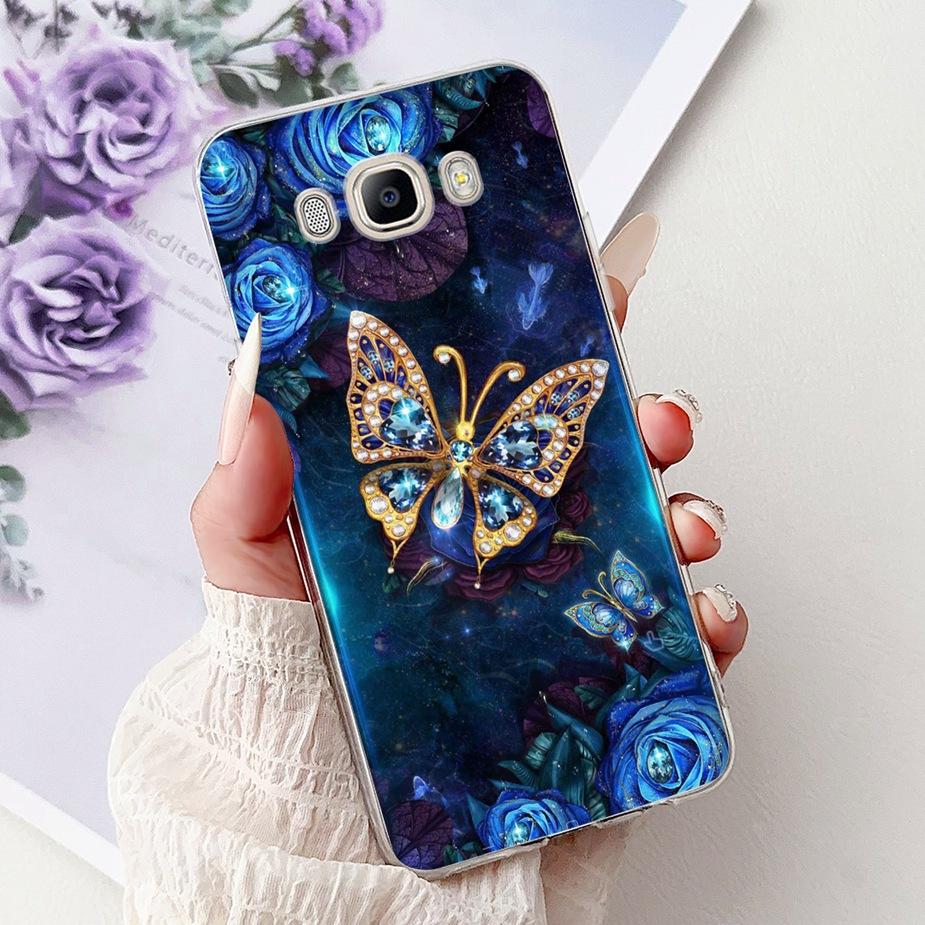 For Samsung Galaxy J5 2016 Case SM-J510F New Luxury Painted Cover Soft Silicone Phone Case For Samsung J3 J5 J7 2016 Fundas Capa