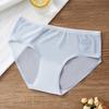 Summer Ultra-thin Ice Silk Seamless Women's Underwear Waist Waist and Hip Pants Antibacterial Pure Cotton Breathable Quick Drying Panties