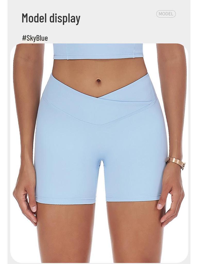Recycelte High-Waist Yoga- und Laufshorts für Damen 8799