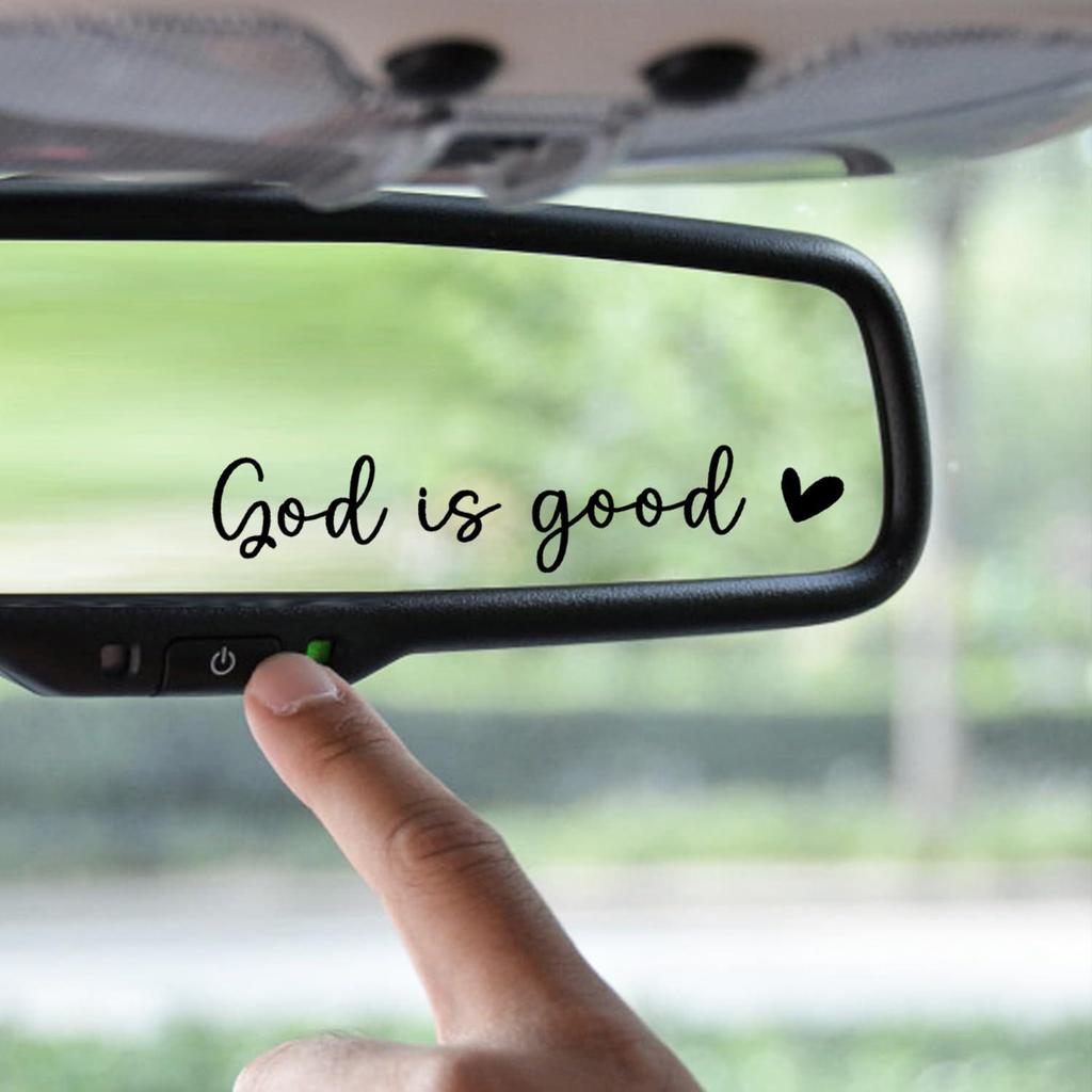 3-Piece "You Are Amazing" Heart Mirror Stickers