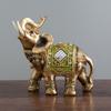 Feng Shui Elephant Statue Elephant Figurine For Wealth Fortune Home Office Decoration Resin Sculpture Gift Collection