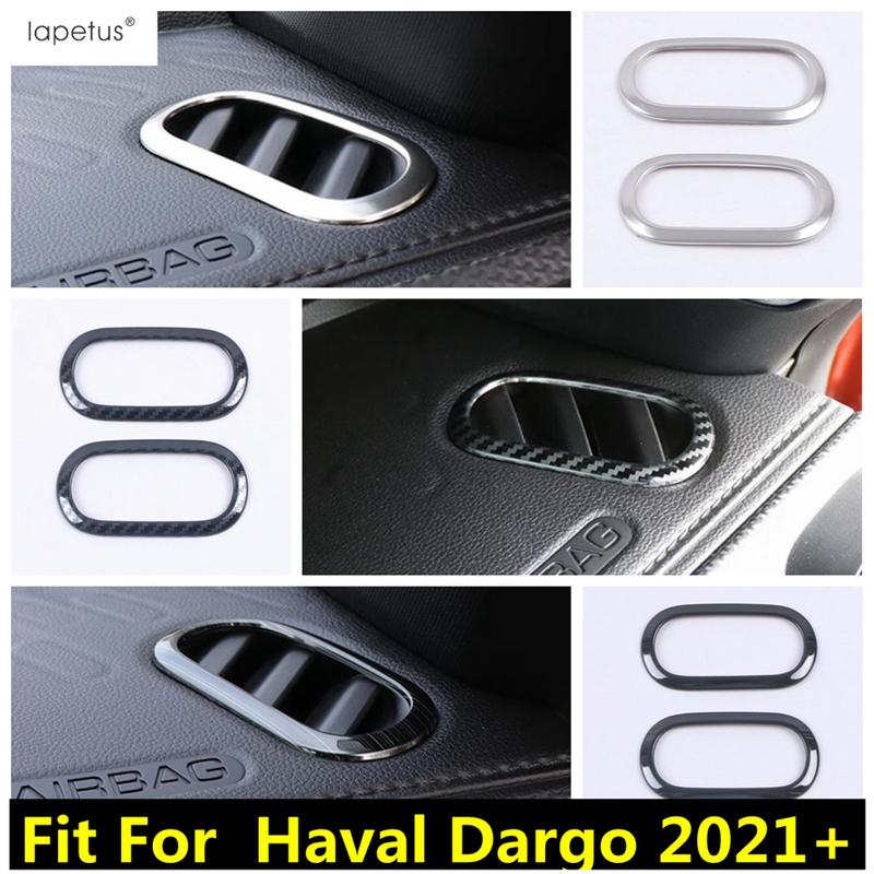 Dashboard Air AC Conditioning Outlet Vent Sticker Ring Bezel Cover Trim Interior Accessories For Haval Dargo - 2025