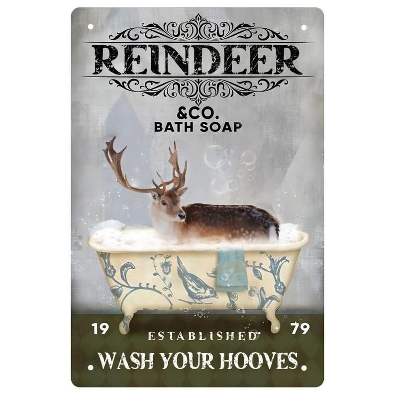 Dachshund Metal Tin Signs Hot Bath Wall Art Posters Plaque Sign Vintage Iron Painting Decoration for Home Cafe Bathroom Club