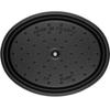 Cocotte Zwilling Staub Oval 22,4×17 Cm Black 1 L (40509-482-0)