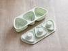 Skater Onigiri Molds Dull (3 Pieces), Gray, LKON3AG-A