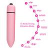 10 Speed ​​Bullet Vibrator Dildo Vibrators AV Stick G-punkt Klitoris Stimulator Mini Sexleketøy