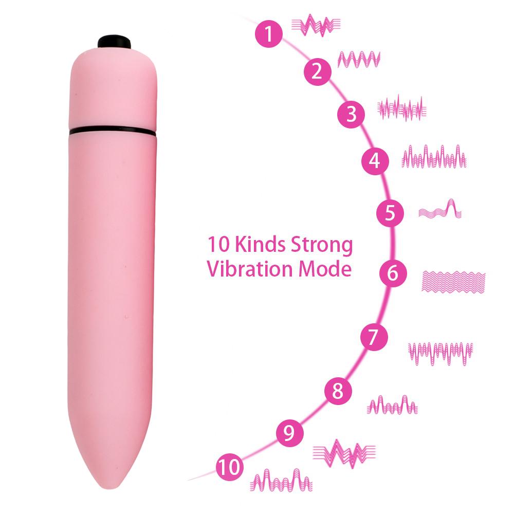 10 Speed Bullet Vibrator Dildo Vibrators AV Stick G-punkt Klitoris Stimulator Mini Sexleketøy