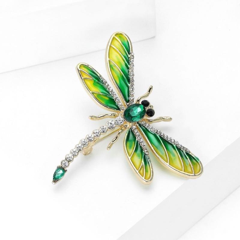 Multipurpose Fun Sophisticated Dragonflies Brooch Elegant Designs Portable Fashion Accessory for Performers Daily Outfit