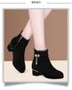 Fashion Women's Short Boots Thickened Fleece-lined High-top Cotton Shoes Versatile Medium Arch Soft Sole Snow Boots for Autumn/winter