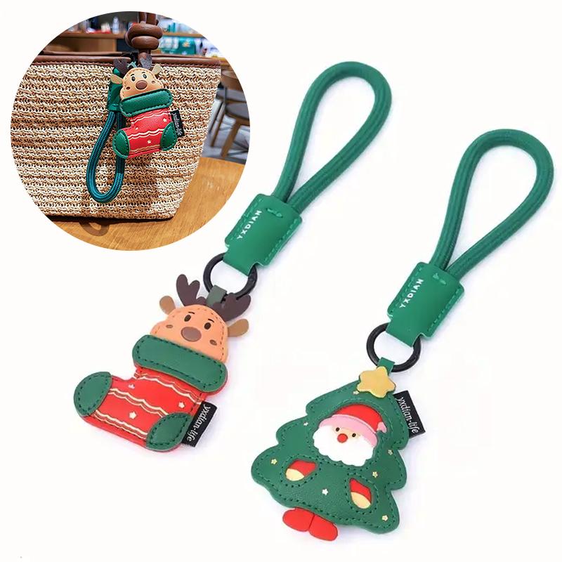 Christmas Classic Christmas Theme Cute Cartoon Design Gift Bag Charm Christmas Decoration Ornament Funny 1PC