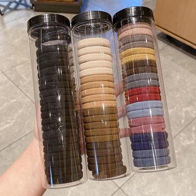 Strapazierfähige elastische Haargummis - Keine Schäden, gut für dickes Haar, geeignet für Erwachsene & Kinder