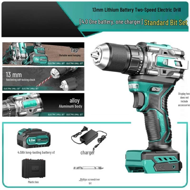 OLOEY High-Speed Brushless Electric Drill CN plug (adapter included)