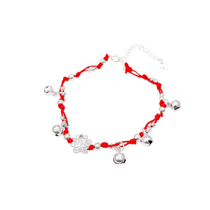 Elegant Lotus Bracelet: National Trend, Light Luxury, Hand-Woven, High-End Floral Jewelry for Women