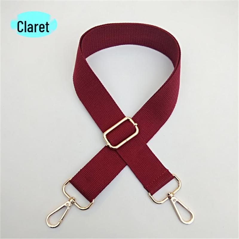 Adjustable Solid Color Crossbody Bag Strap - Unisex, Load-Reducing Shoulder Strap for Bags and School Bags