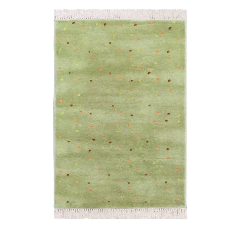 Children's Carpet Round Rainbow Pattern Tassel Bedroom Bedside Mat Home Decoration Rug Cute Girl Style Machine Washable Soft