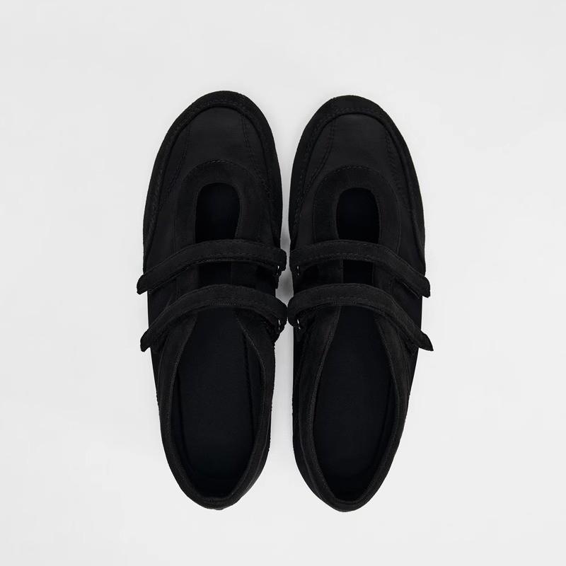 Fashion Low Top Shoes Four Seasons New Round Head Shallow Mouth Splicing Soft Sole Anti-slip Wear-resistant Flat Sports Shoes