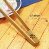 Tanaka Hashiten Chaton Tongs, 19cm, Mini, Stylish, Perfect for Camping, Pasta, Salad, Yakiniku, Ice Cream, and Snacks. Lightweight and Easy to Hold.