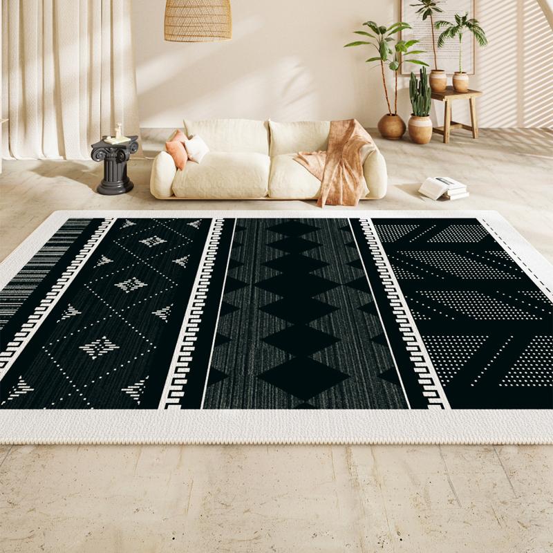 Light Luxury Retro Carpets for Living Room Bohemian Style Bedroom Decor Carpet Large Area Thick Lounge Rug Home Washable Mat