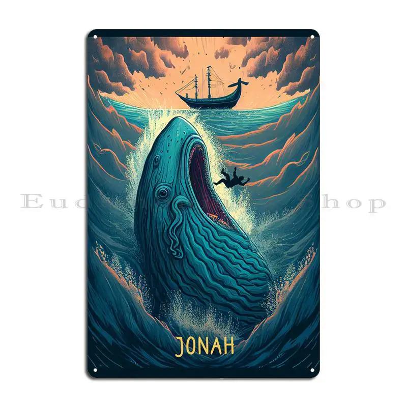 Prophet Jonah Metal Plaque Poster Rusty Garage Bar Customized Bar Tin Sign Poster 20X30CM