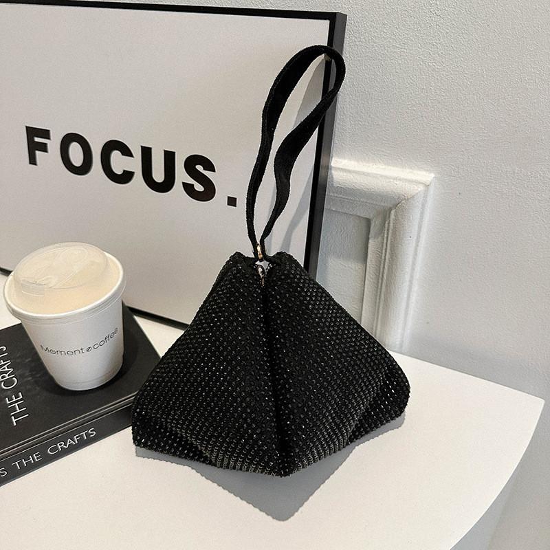 Stylish Black And Gray Small Shoulder Handbag With Unique Design For Trendy Looks