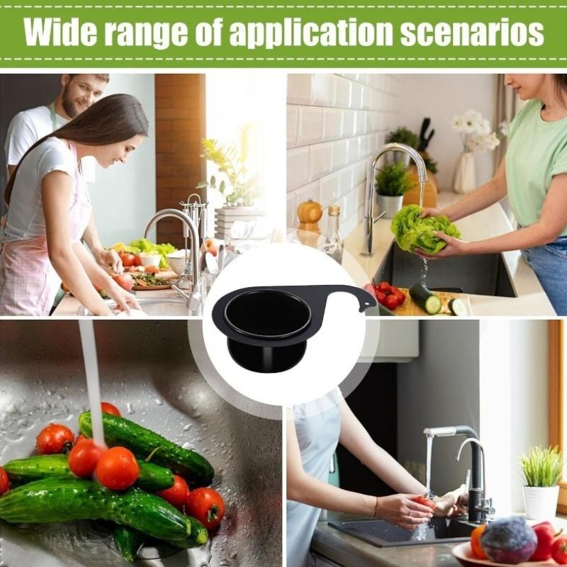 1pc Black Swan Stainless Steel Sink Strainer Basket, Modern Metal Faucet Hanging Corner Filter for Kitchen Waste, Durable Sink Organizer