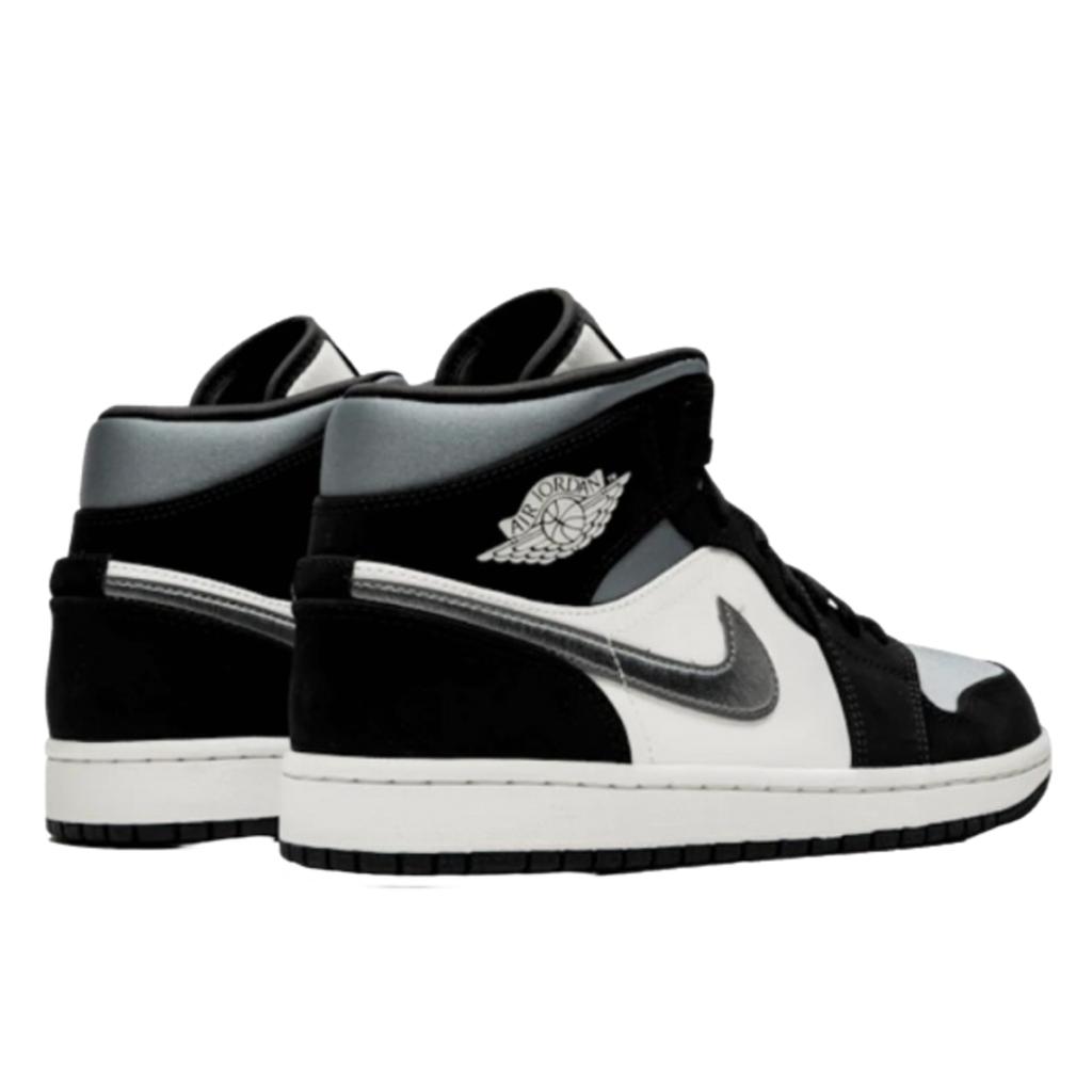Air Jordan 1 Mid Satin Grey Toe