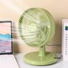 Silent Five-Blade Oscillating Desktop Fan for Home or Office