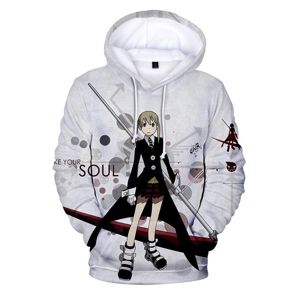Soul Eater Anime Womens Hoodies 3D Print Comfortable Sweatshirt Soul Eater Anime Womens Hoodies 3D Print Comfortable Sweatshirt