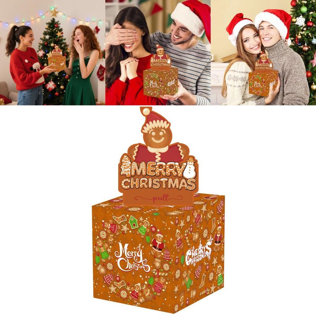 Festive Gingerbread Man Cookie Box With Opulent Packaging For Christmas Parties