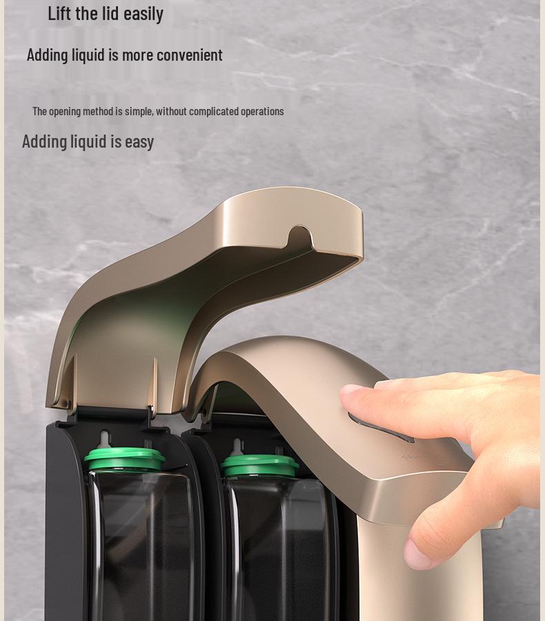 Punch-Free Wall-Mounted Bathroom Soap Dispenser