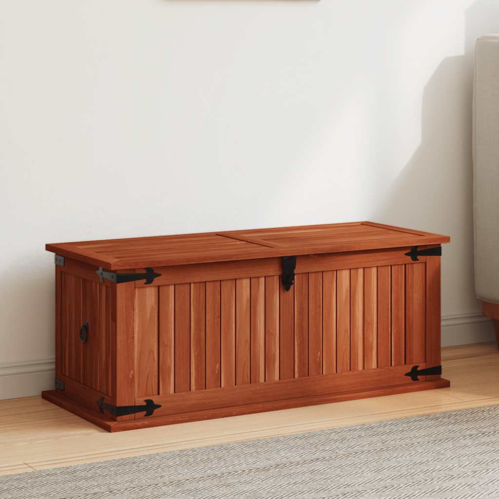 Storage Chest 79 X 34 X 32 Cm Solid Acacia Wood