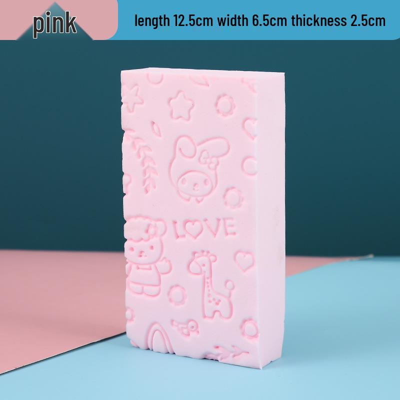 Children's High-Density Exfoliating Bath Sponge - Painless Scrubber Artifact
