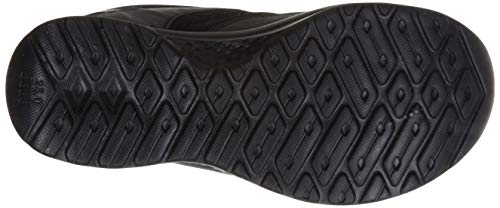 SPALDING JIN 3810 Men's Lightweight Water-Repellent Walking Sneakers, Size 4E, Black, Size 25.0 Cm
